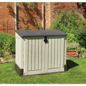 Keter Store It Out Midi Plastic Garden Storage Beige & Brown