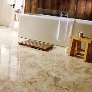 Wickes Beige Polished Marble Floor Tile 457 x 305mm