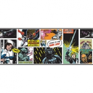 Graham & Brown Star Wars Cartoon Frieze Multicoloured Decora