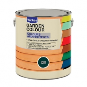 Wickes Garden Colour - Spruce Green 2.5L £15.99