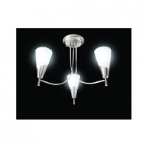Wickes Capella Pendant Ceiling Light - 3 x 60W