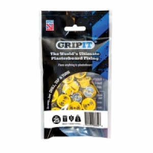 GripIt 15mm Plasterboard Fixing 4 x 25mm Pack of 25 £14.29