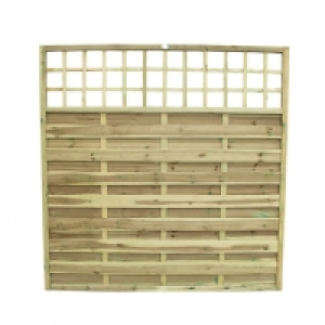 Wickes  Wickes Hertford Fence Panel 1.8m x 1.8m Integrated Trellis