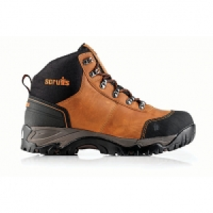 Wickes  Scruffs Assault Leather Hiker Brown 12