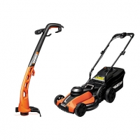 Wickes  Worx Lawnmower and Trimmer Set