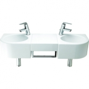 Wickes Sesto Chrome Towel Rail - 600mm