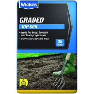 Wickes Multi-purpose Top Soil 25 L &pound;3.49