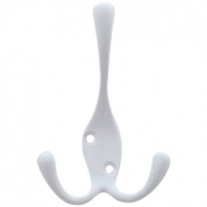 Wickes Three Prong Hook White £3.49