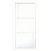 Wickes  Spacepro 3 Panel Shaker White Frame White Door 610mm