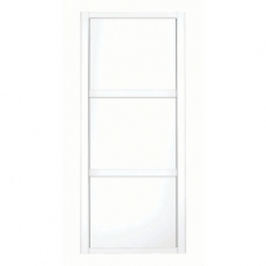 Wickes  Spacepro 3 Panel Shaker White Frame White Door 610mm