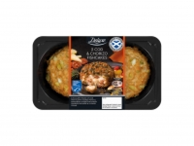 Lidl  Deluxe 2 Cod < Chorizo Fishcakes