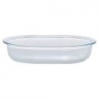 Asda George Home Glass Oval Pie Dish