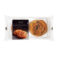 Iceland  Iceland Luxury 2 Butter Puff Pastry Pains Aux Raisins 160g
