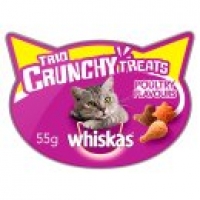 Asda Whiskas Trio Crunchy Cat Treats Poultry Flavours