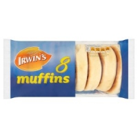 Iceland  Irwins 8 Muffins 480g
