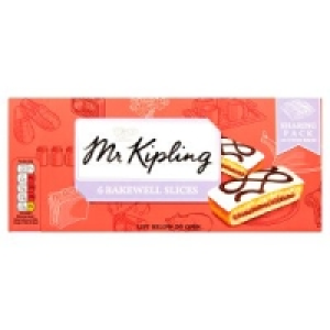 Mr Kipling 6 Bakewell Slices £1.00