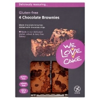 Iceland  We Love Cake Gluten-Free 4 Chocolate Brownies 150g