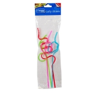 JTF  Curly Fun Straws 4 Pack
