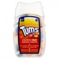 Asda Tums Antacid Tablets Assorted Fruits 75 Pack