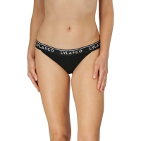 BigW  Lyla & Co Womens String Bikini Brief - Black - Size 10