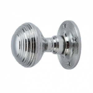 Wickes  Wickes Ringed Mortice Knob Polished Chrome Finish