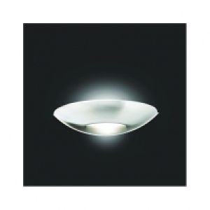 Wickes Marseille Brushed Chrome Wall Mounted Uplighter - E14