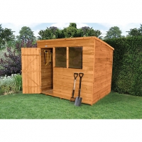 Wickes  Wickes Pent Overlap Dip Treated Shed 8 x 6 ft