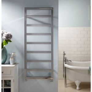 Wickes  Towelrads Kensington Chrome Towel Radiator 1300 mm x 530 mm