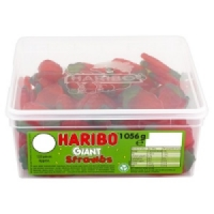 Haribo Giant Strawberries Tub of 120 £3.83