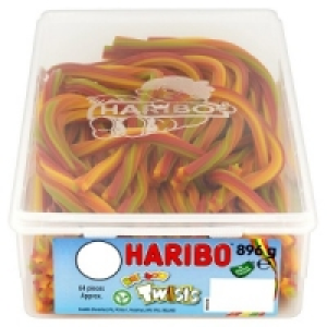 Haribo Rainbow Twists Tub of 64 £3.83