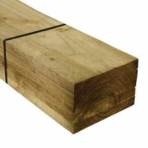 Wickes Treated Timber Gravel Board 19mm x 150mm x 2.4m 5 pac &pound;25.15