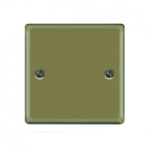 Wickes Blanking Plate 1 Gang Pearl Nickel Raised Plate &pound;3.99