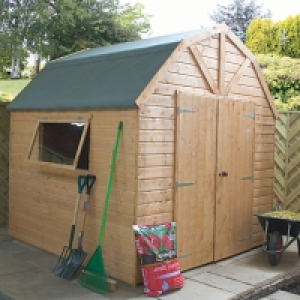 Mercia Premium Shiplap Dutch Barn Shed - 8 x 8 ft - with Ass