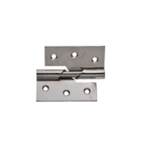 Wickes Rising Butt Hinge Right Hand 76mm Chrome Plated 2 Pac &pound;8.11