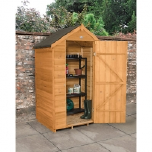 Wickes Apex Overlap Dip Treated Windowless Shed 4 x 3 ft - w &pound;272.32