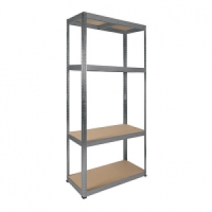 Rb Boss 4 Tier Wood Shelving Kit 1800 x 900 x 400 300kg Udl &pound;94.99