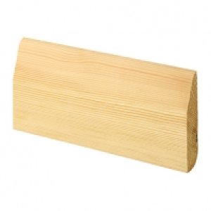 Wickes Dual Purpose Chamfered/Bullnose Pine Skirting 15 x 69