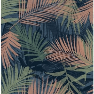 Graham & Brown Boutique Jungle Glam Blue/Green Decorative Wa