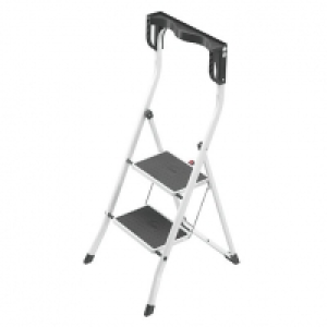 Hailo Safety Plus 2 Tread Steel Stepstool with Knee Rests