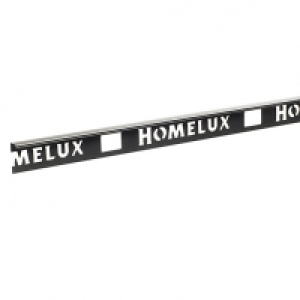 Homelux 8mm Metal Straight Edge Gun Metal Tile Trim