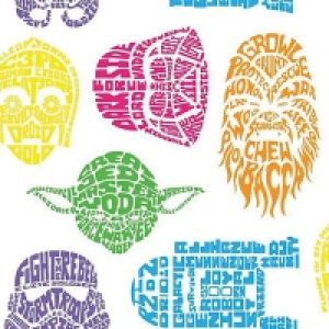 Graham & Brown Star Wars Neon Head Multicoloured Decorative