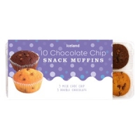 Iceland  Iceland 10 Chocolate Chip Snack Muffins