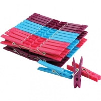 JTF  Bentley Pegs Plastic Assorted Colours 50 Pack