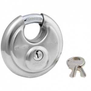 Master Lock 40KAD Discus Stainless Steel Padlock 70mm £11.99