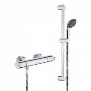 Wickes  GROHE Get Thermostatic Bar Mixer Shower System - Chrome