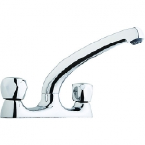 Wickes Trade Deck Mixer Kitchen Sink Tap Chrome £39.00