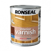 Wickes  Ronseal Interior Varnish - Satin Dark Oak 750ml