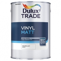 Wickes  Dulux Trade Vinyl Matt Emulsion Paint - Pure Brilliant White