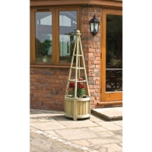 Rowlinson Pressure Treated Marberry Obelisk Planter. &pound;109.99