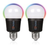 Wickes  Veho Kasa Multicolour LED Bulb E27 7.5W 2pack